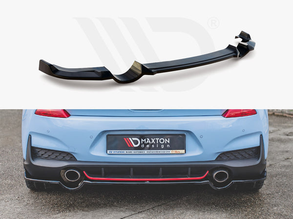 MAXTON DESIGN Central Rear Splitter Hyundai I30 N MK3 Hatchback (2017-)