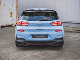 MAXTON DESIGN Central Rear Splitter Hyundai I30 N MK3 Hatchback (2017-)