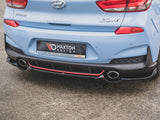 MAXTON DESIGN Central Rear Splitter Hyundai I30 N MK3 Hatchback (2017-)