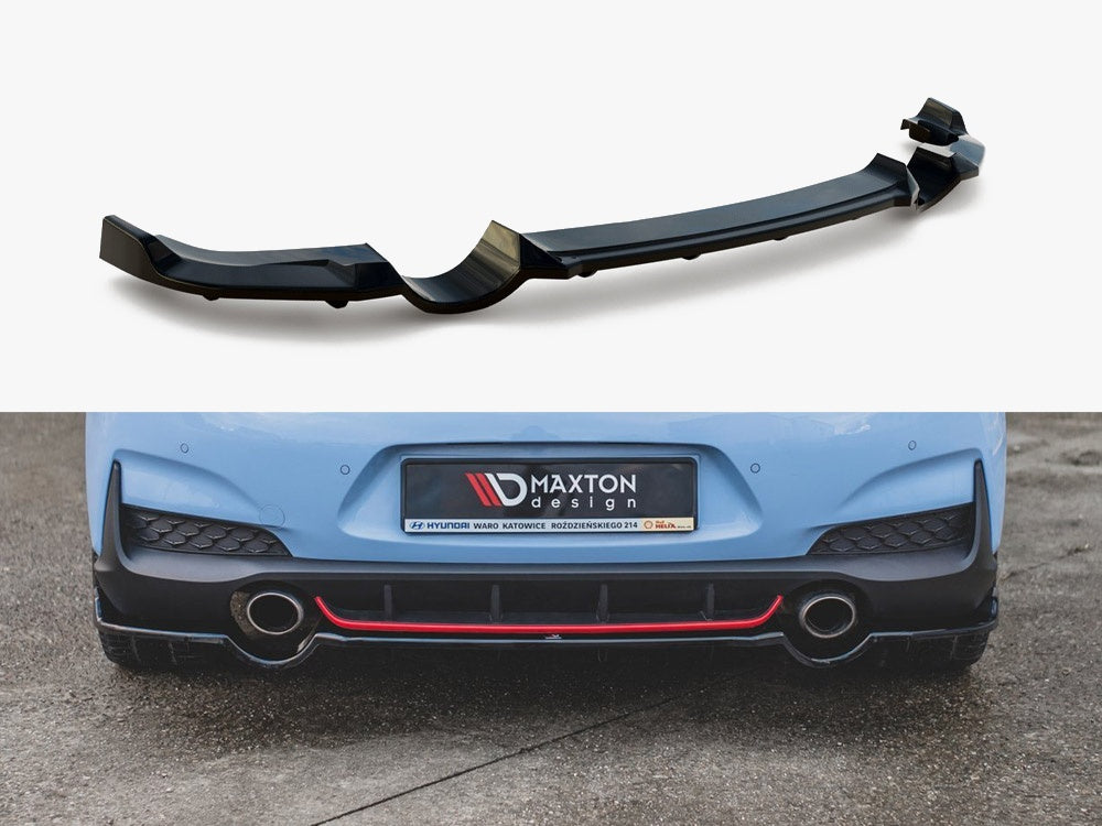 Rear Splitter (Vertical Bars) compatible with Hyundai i30 N Hatchback Mk3