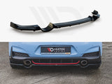 MAXTON DESIGN Central Rear Splitter (With Vertical Bars) Hyundai I30 N MK3 Hatchback (2017-2020)