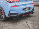 Rear Splitter (Vertical Bars) compatible with Hyundai i30 N Hatchback Mk3