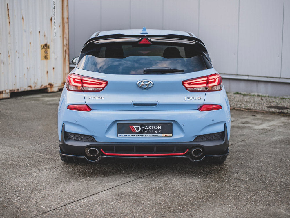 Rear Splitter (Vertical Bars) compatible with Hyundai i30 N Hatchback Mk3