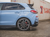 Rear Side Splitters V.3 compatible with Hyundai i30 N Mk3 Hatchback (2017-2020)