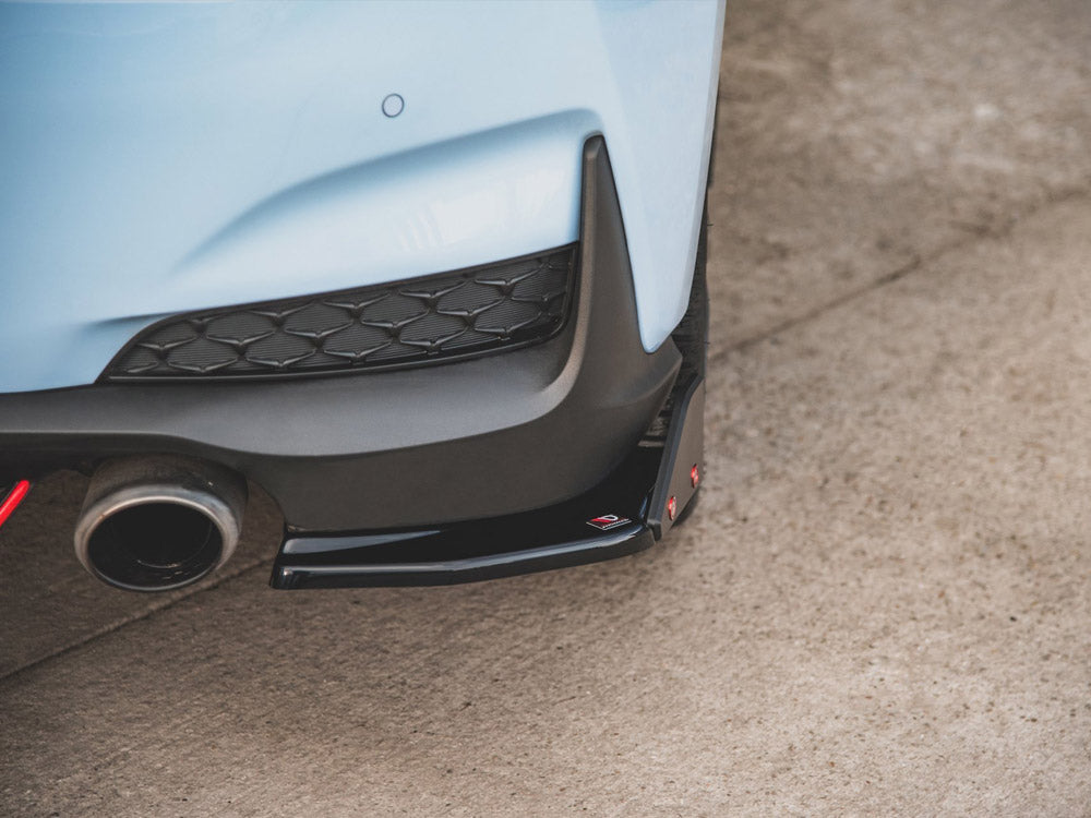 Rear Side Splitters V.6 + Flaps compatible with Hyundai i30 N Mk3 Hatchback