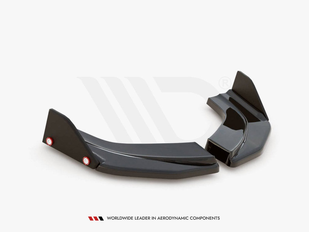 Rear Side Splitters V.6 + Flaps compatible with Hyundai i30 N Mk3 Hatchback