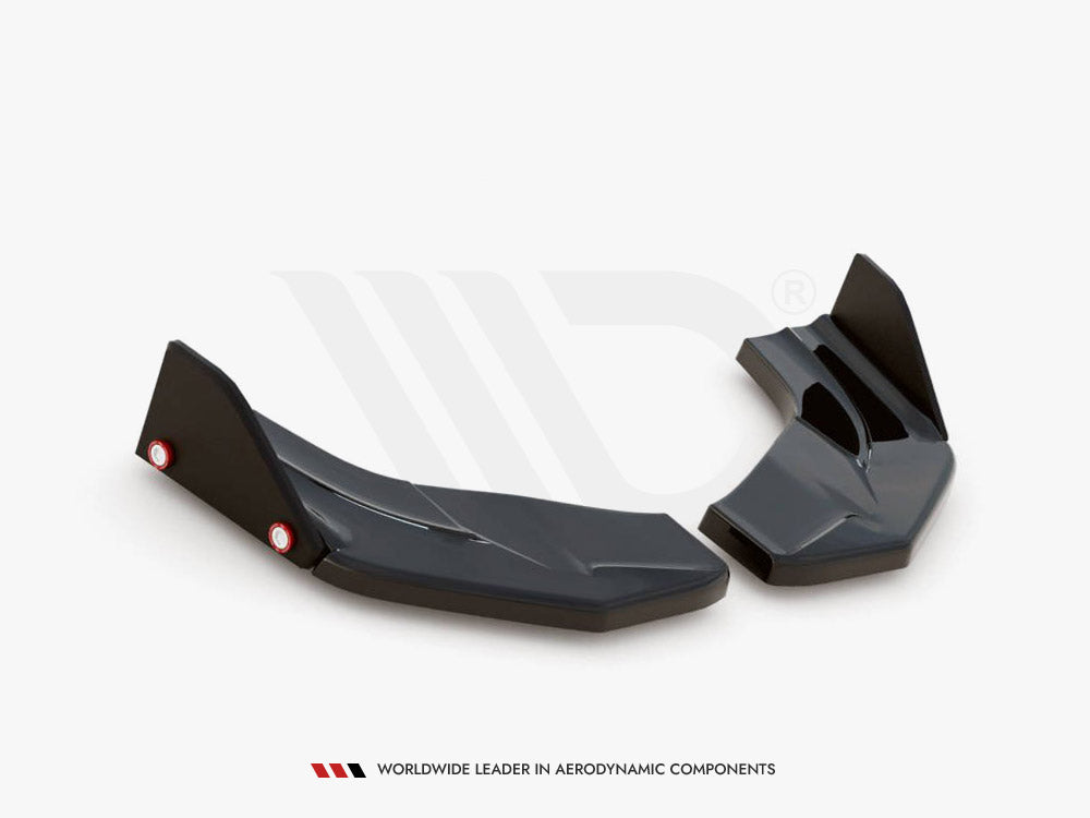 Rear Side Splitters V.7 + Flaps compatible with Hyundai i30 N Mk3 Hatchback