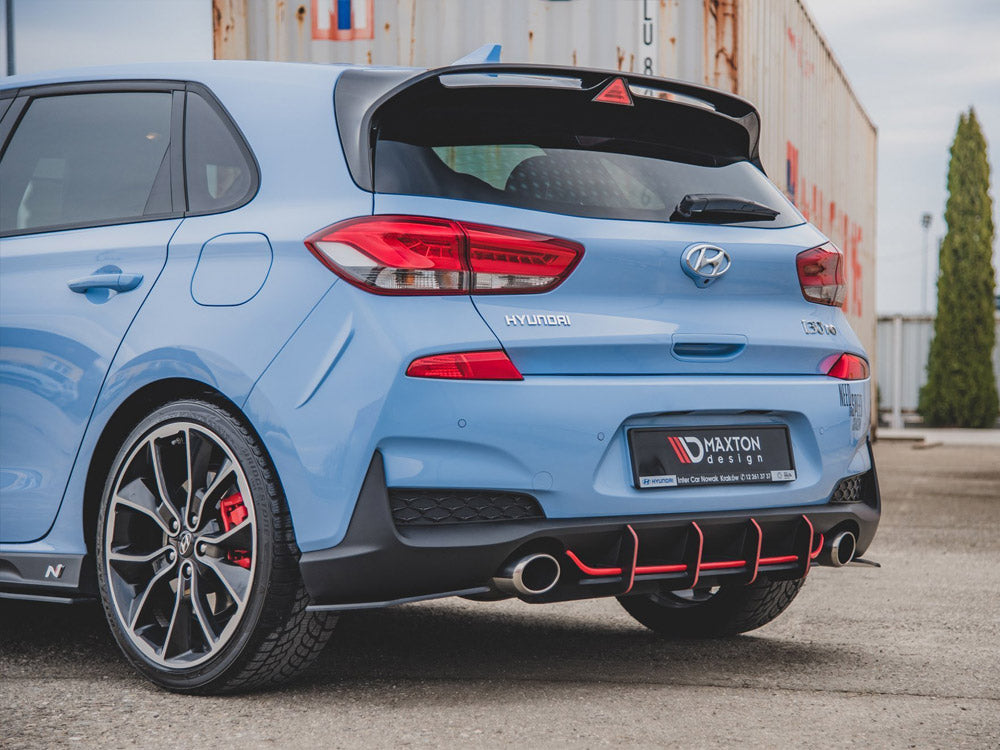Street PRO Rear Diffuser V.1 compatible with Hyundai i30 N Mk3 Hatchback