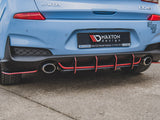 Street PRO Rear Diffuser V.1 compatible with Hyundai i30 N Mk3 Hatchback