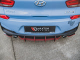 Street PRO Rear Diffuser V.2 compatible with Hyundai i30 N Mk3 Hatchback