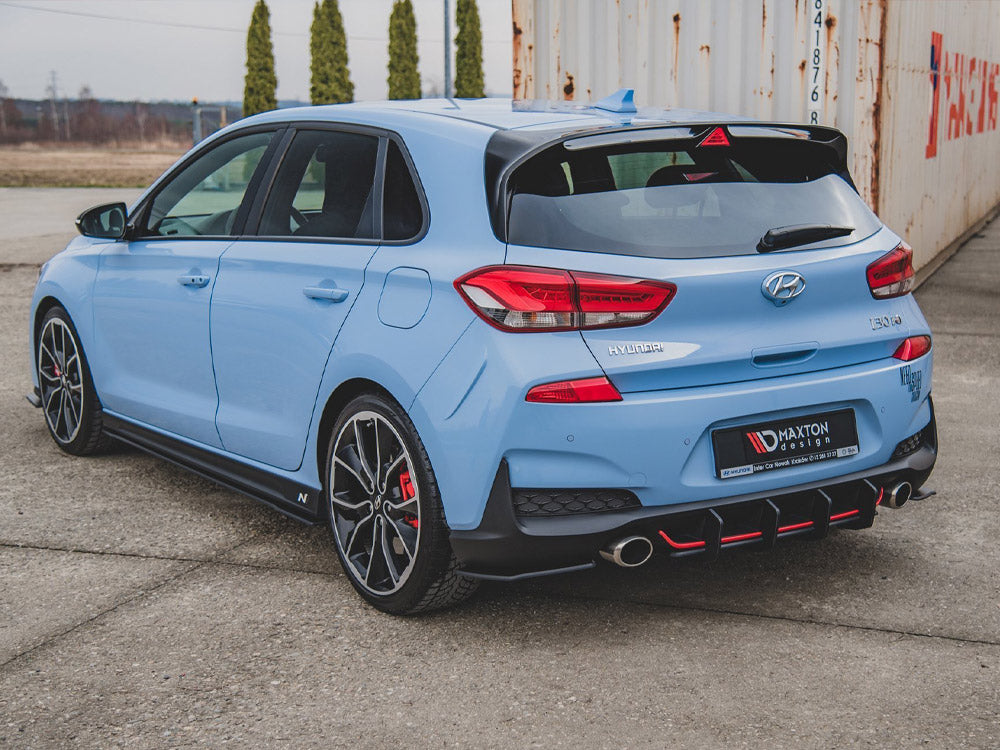 Street PRO Rear Diffuser V.2 compatible with Hyundai i30 N Mk3 Hatchback