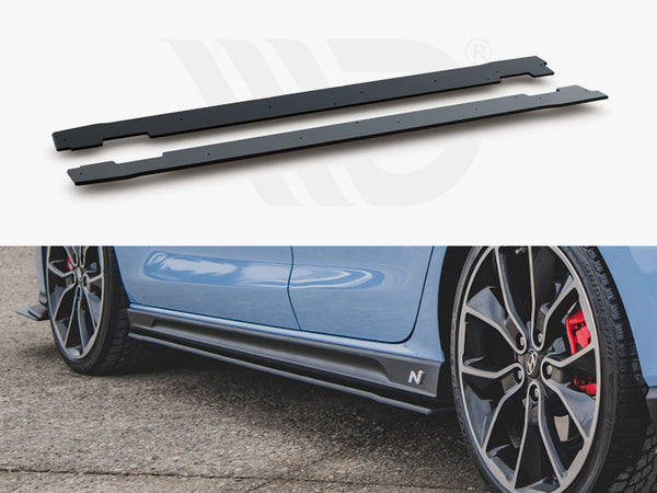 Maxton Racing Side Skirt Diffusers Hyundai I30 N MK3 / MK3 FL Hatchback/ Fastback (2017-)