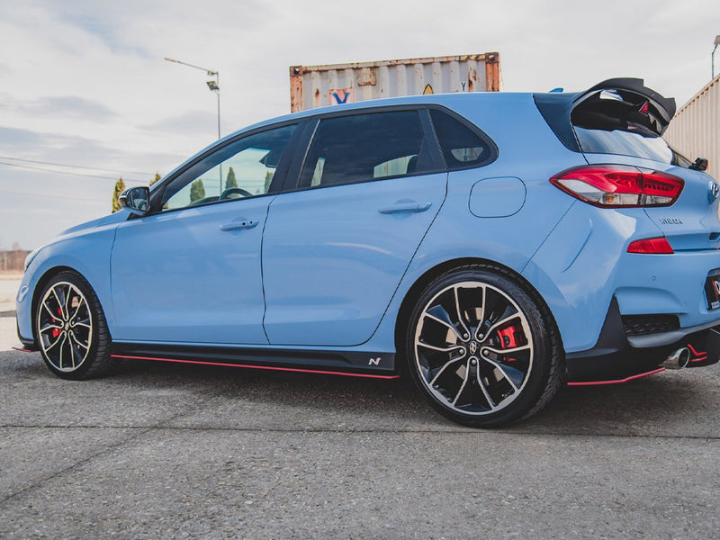 Maxton Racing Side Skirt Diffusers Hyundai I30 N MK3 / MK3 FL Hatchback/ Fastback (2017-)