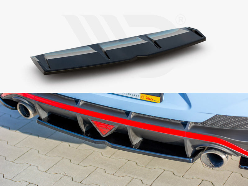 MAXTON DESIGN Central Rear Splitter Hyundai I30 Mk3 N Fastback