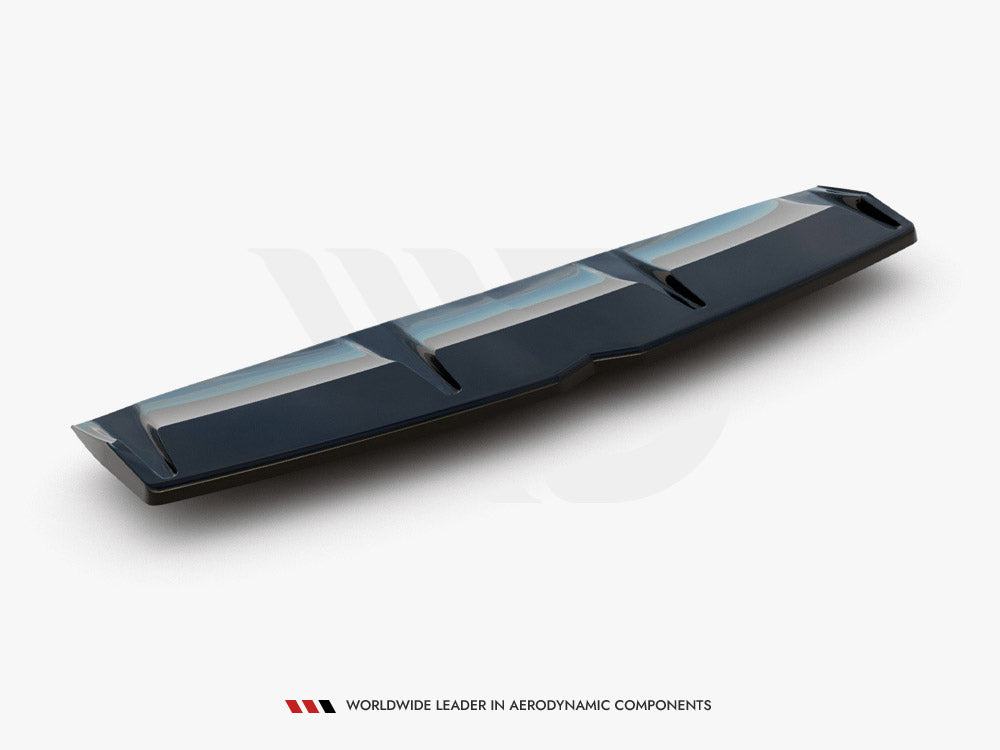 Central Rear Splitter compatible with Hyundai i30 Mk3 N Fastback