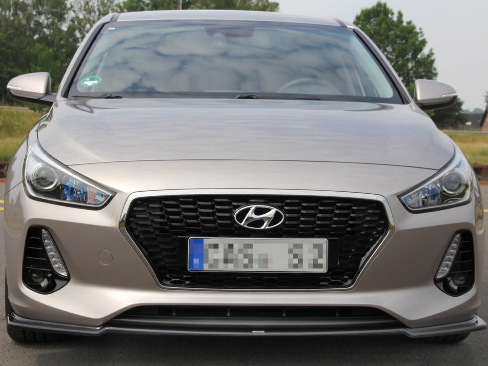 Front Splitter V.1 compatible with Hyundai i30 Mk3 Hatchback