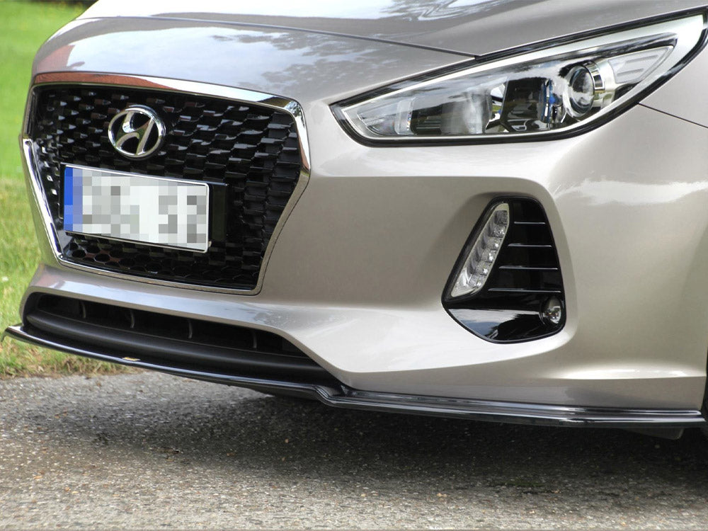 Front Splitter V.1 compatible with Hyundai i30 Mk3 Hatchback