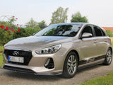 Side Skirts Diffusers compatible with Hyundai i30 Mk3 Hatchback - Textured