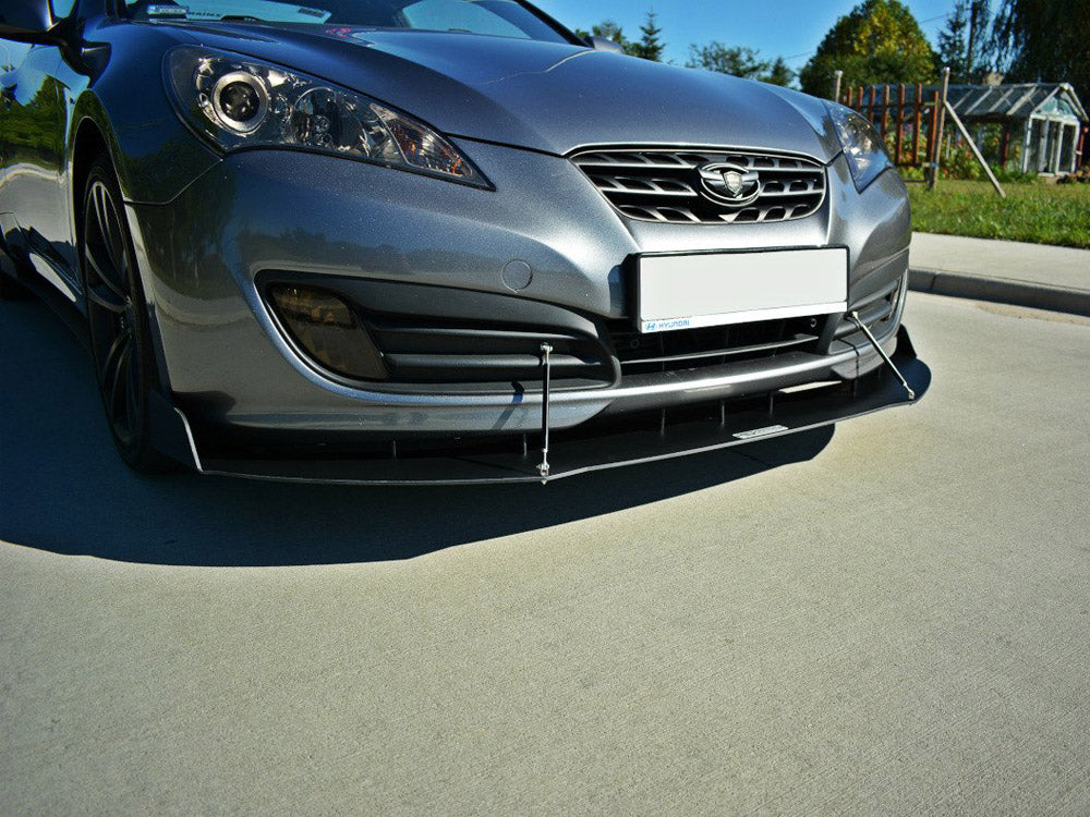 MAXTON DESIGN Front Racing Splitter Hyundai Genesis MK1 Coupe  (2009-2012)