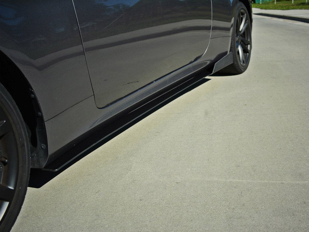 Racing Side Skirts Diffusers compatible with Hyundai Genesis Mk1 Coupe (2009-2012)