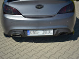 Rear Side Splitters compatible with Hyundai Genesis Mk1 Coupe (2009-2012) - Textured