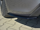 Rear Side Splitters compatible with Hyundai Genesis Mk1 Coupe (2009-2012) - Carbon Look