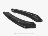 Rear Side Splitters compatible with Hyundai Genesis Mk1 Coupe (2009-2012) - Textured
