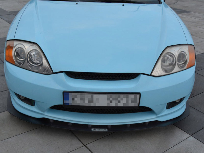 MAXTON DESIGN Front Racing Splitter Hyundai Tiburon (Coupe) MK2 Facelift (2005-2008)