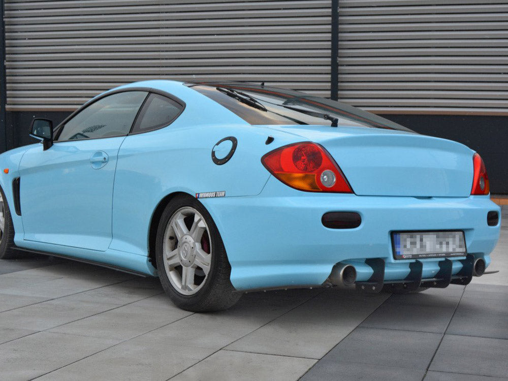Rear Diffuser compatible with Hyundai Tiburon (Coupe) Mk2 Facelift (2005-2008)