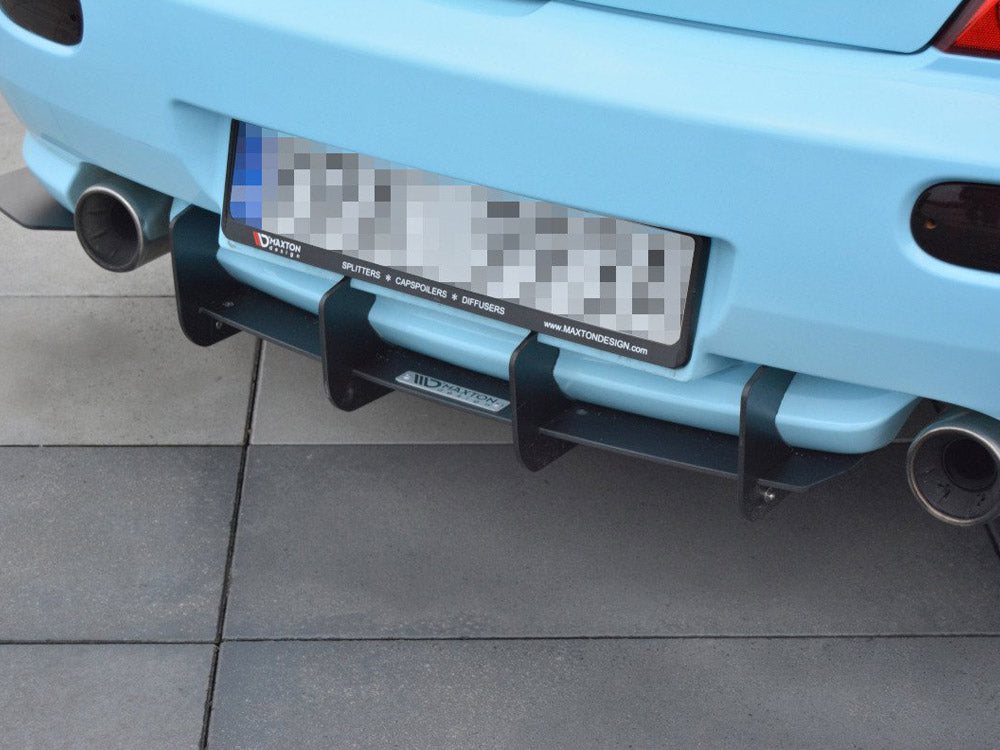 Rear Diffuser compatible with Hyundai Tiburon (Coupe) Mk2 Facelift (2005-2008)