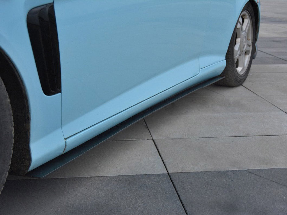 Racing Side Skirts Diffusers compatible with Hyundai Tiburon (Coupe) Mk2 Facelift (2005-2008)