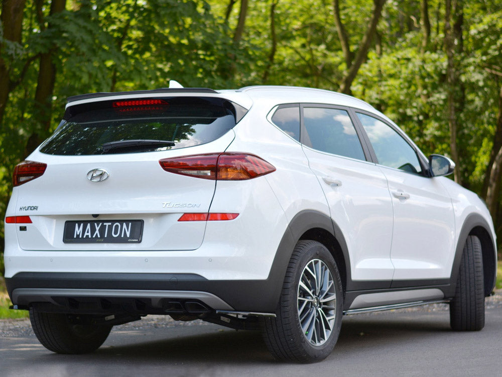 Spoiler Extension compatible with Hyundai Tucson Mk3 Facelift (2018-UP) - Textured