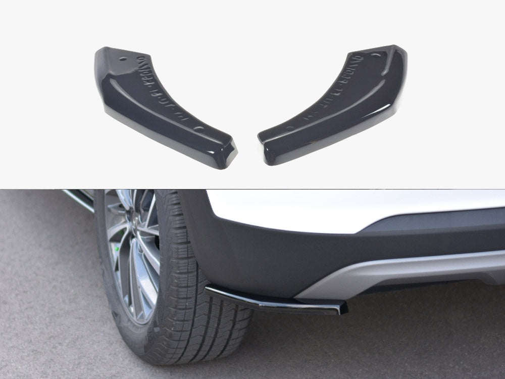 Rear Side Splitters compatible with Hyundai Tucson Mk3 Facelift