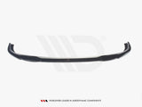 Front Splitter V.2 compatible with Hyundai Tucson Mk3 Facelift (2018-UP) - Carbon Look