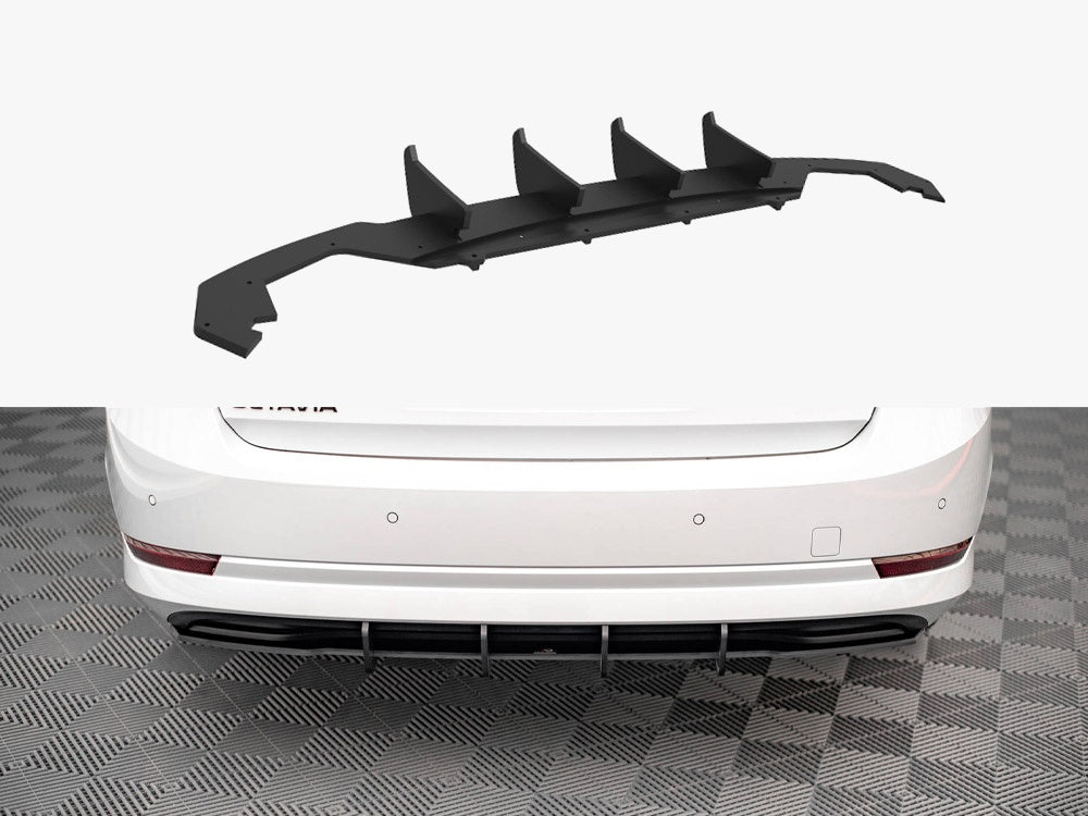 Street PRO Rear Diffuser compatible with Skoda Octavia Mk4