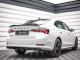 MAXTON DESIGN Central Rear Splitter (Vertical Bars) Skoda Octavia Mk4