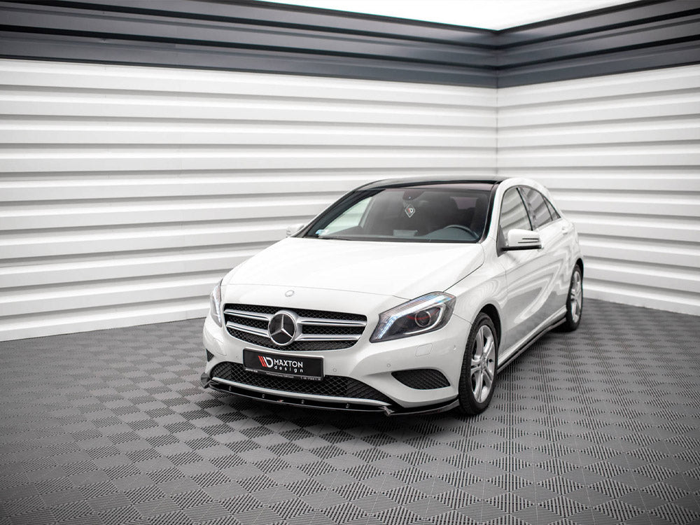 Front Splitter V.1 compatible with Mercedes A W176 (2012-2015)