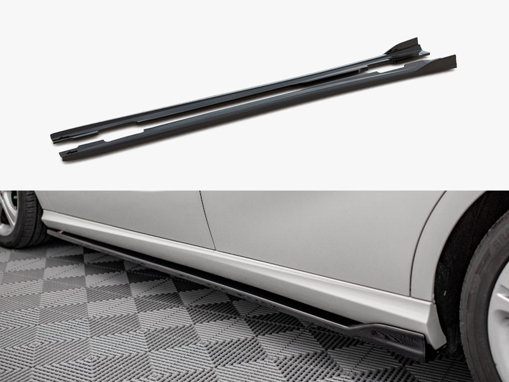 Side Skirts Diffusers V.1 compatible with Mercedes A W176 (2012-2015)