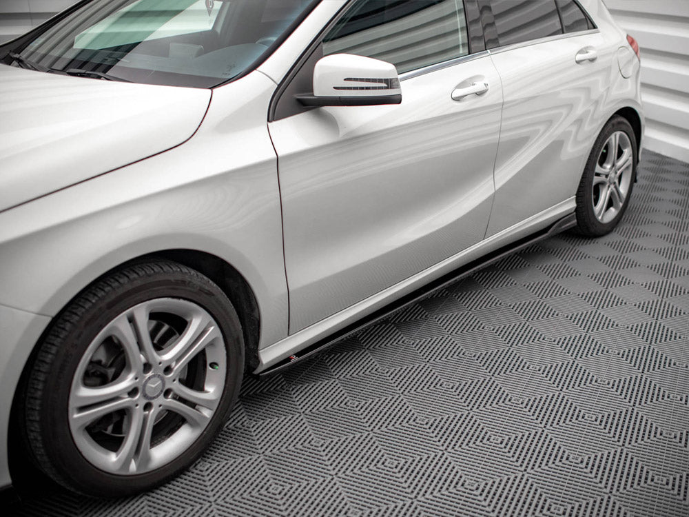 Side Skirts Diffusers V.1 compatible with Mercedes A W176 (2012-2015)