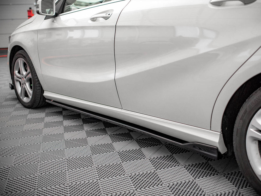 Side Skirts Diffusers V.1 compatible with Mercedes A W176 (2012-2015)