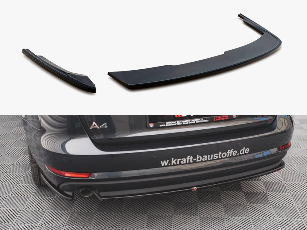 Rear Side Splitters compatible with Audi A4 B9