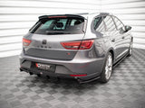 Rear Side Splitters V.2 compatible with SEAT Leon FR Sportstourer Mk3 (2012-2016)