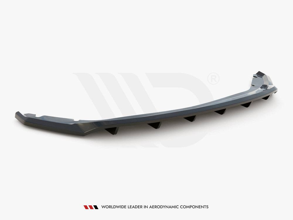 MAXTON DESIGN Central Rear Splitter (Vertical Bars) Seat Leon Hatchback MK3 (2012-2016)