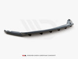 MAXTON DESIGN Central Rear Splitter (Vertical Bars) Seat Leon Hatchback MK3 (2012-2016)