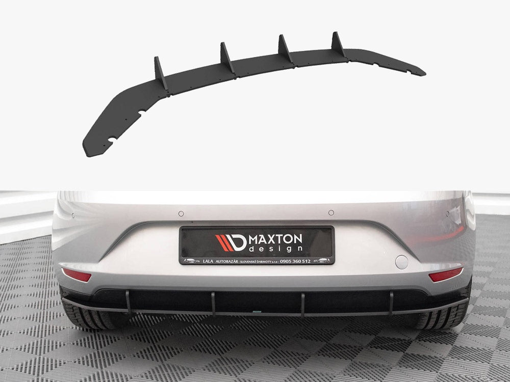 Street PRO Rear Diffuser compatible with SEAT Leon Hatchback Mk3 (2012-2016)