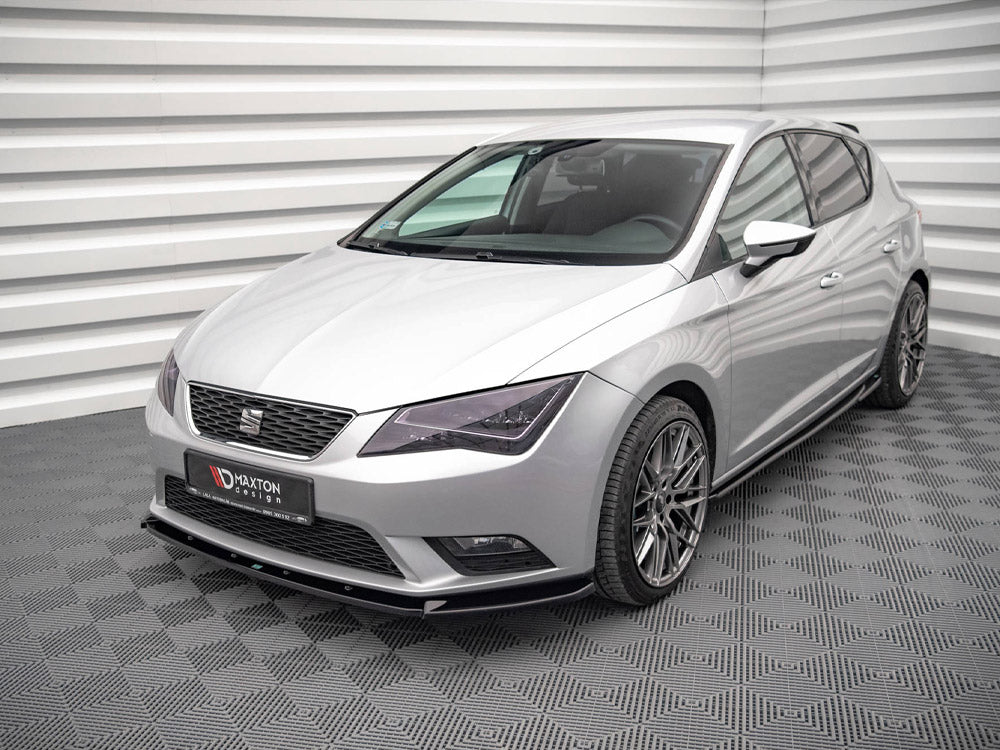 Front Splitter V.1 compatible with SEAT Leon Mk3 (2012-2016)