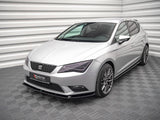 Front Splitter V.1 compatible with SEAT Leon Mk3 (2012-2016)