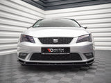 Front Splitter V.1 compatible with SEAT Leon Mk3 (2012-2016)