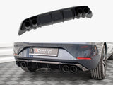 Rear Valance + Exhaust Ends Imitation compatible with SEAT Leon FR Hatchback Mk4