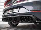 Rear Valance + Exhaust Ends Imitation compatible with SEAT Leon FR Hatchback Mk4